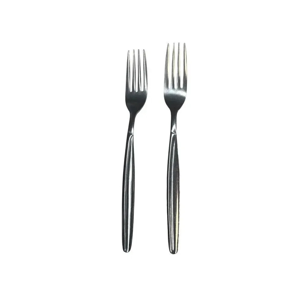 Vintage Stainless Japan Dinner Forks Pair Flatware Replacement (2)